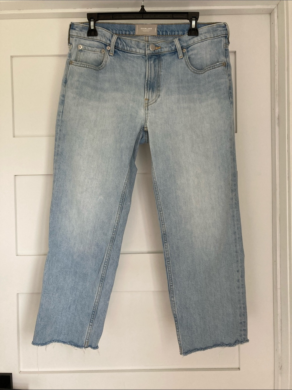 Everlane Jeans Organic Cotton The Cropped Shortie Women’s 30 Regular Light Blue